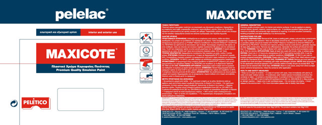 PELELAC MAXICOTE® ΠΛΑΣΤΙΚΟ ΧΡΩΜΑ PACIFIC P144 5L