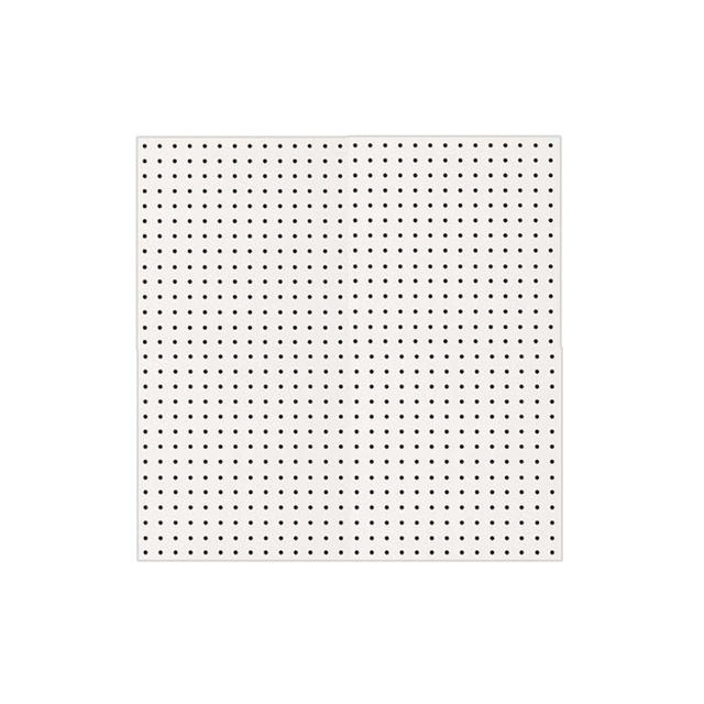 PERFORATED WHITE HARDBOARD 60X60CM