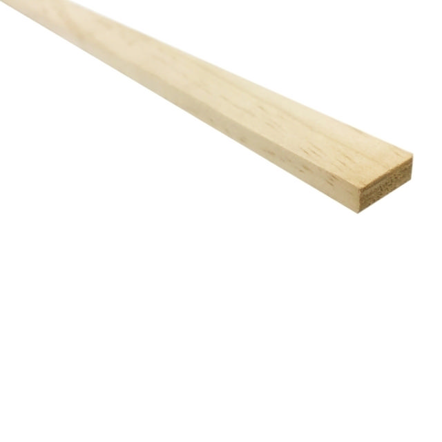 JEWE WHITEWOOD STRIP WOOD 12X27MM 2.40M