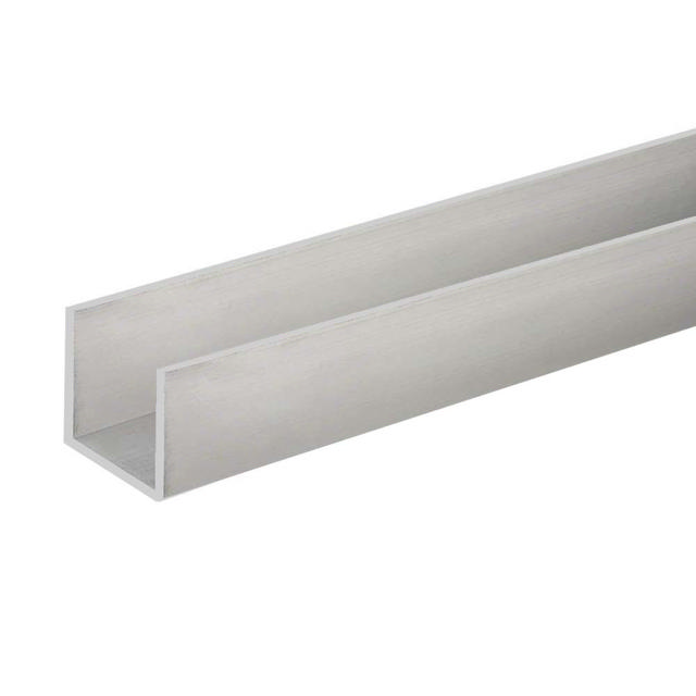 ALUMINIUM U PROFILE 1M 25X25MM