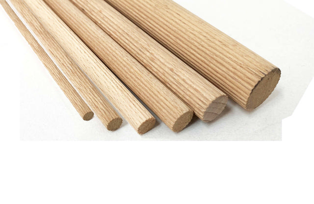 FLUTED DOWEL 100CM DIAMETER 6M