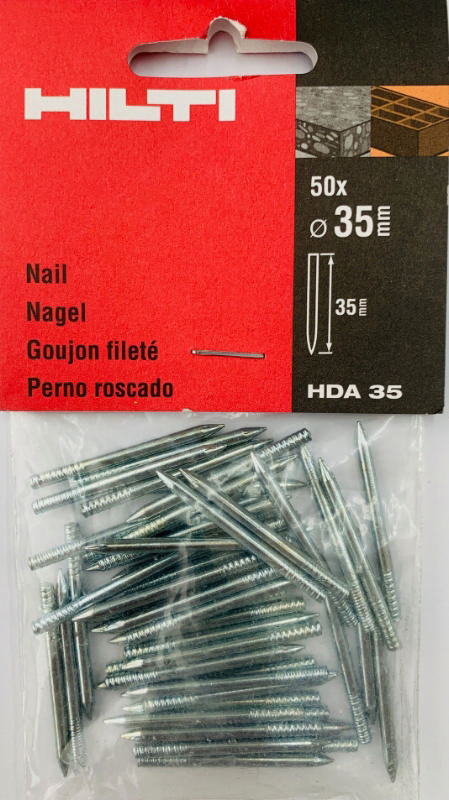 HILTI THREADED STUM HDA35/50PCS