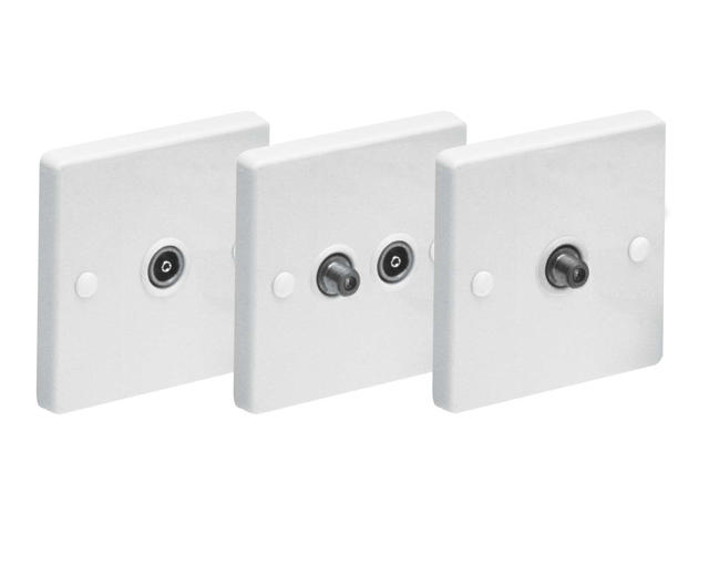 MAXVIEW H84042 SINGLE FLASH OUTLET PLATE