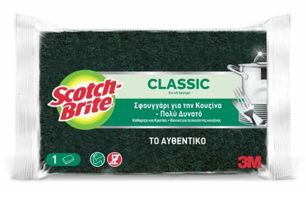 3M SCOTCH BRITE GREEN SPONGE 1 PC