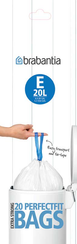 BRABANTIA PERFECTFIT ΣΑΚΟΥΛΕΣ ΑΠΟΡΡΙΜΑΤΩΝ ΚΩΔΙΚΟΣ Ε 20L