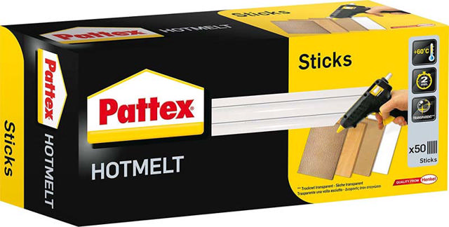 PATTEX GLUE STICKS TRANSPARENT 1KG