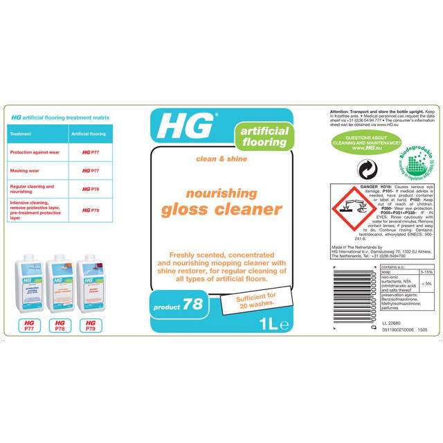 HG VINYL CLEANER & SHINE 1L