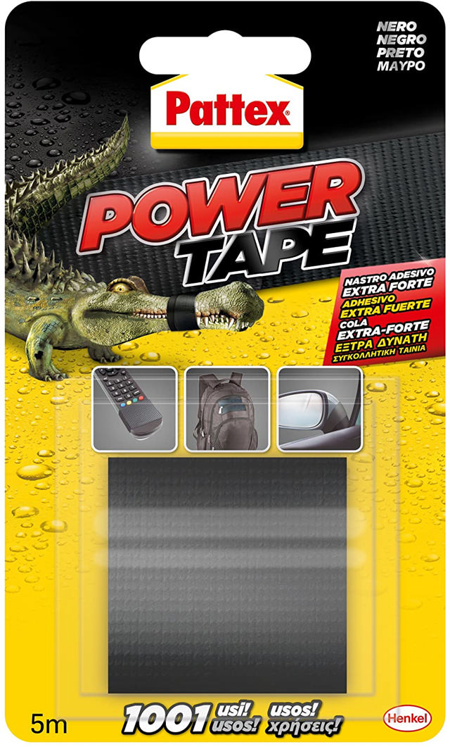 PATTEX POWER TAPE MAΥΡΗ ΙΣΧΥΡΗ ΚΟΛΛΗΤΙΚΗ ΤΑΙΝΙΑ 50ΜΜ Χ 5Μ