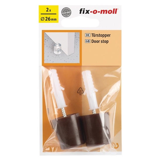 FIX DOORSTOP SCREWS PLUGS 2PCS ΚΑΦΕ