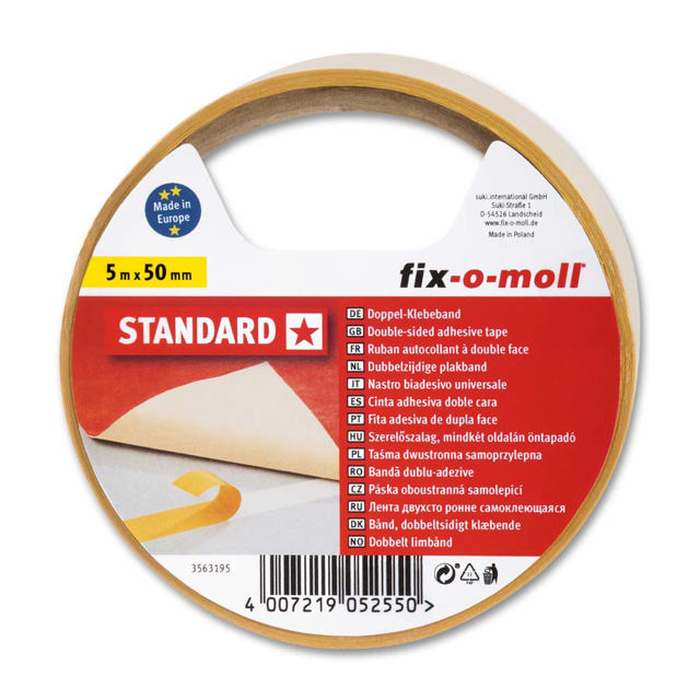 FIX-O-MOLL DOUBLE SIDED CARPET TAPE 5MX50MM