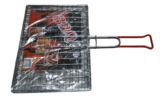 GRILL STAINLESS STEEL N4 WITH SMALL HANDLE 39X28CM