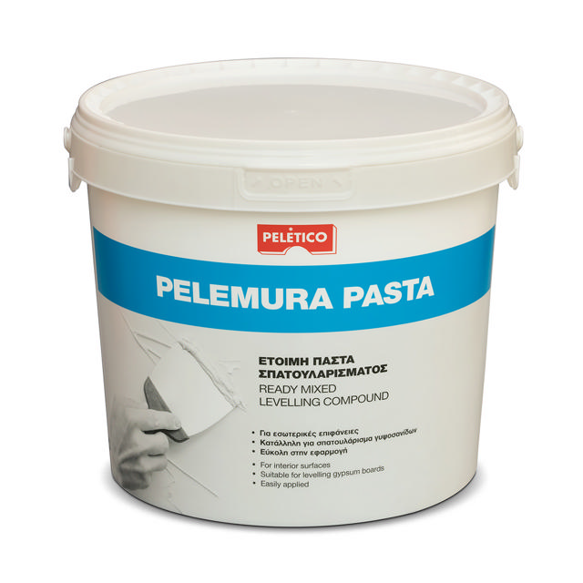 PELEMURA® ΕΣΩΤΕΡΙΚΟΥ ΧΩΡΟΥ ΛΕΠΤΟΚΟΚΚΗ ΠΑΣΤΑ ΣΠΑΤΟΥΛΑΡΙΣΜΑΤΟΣ 14KG