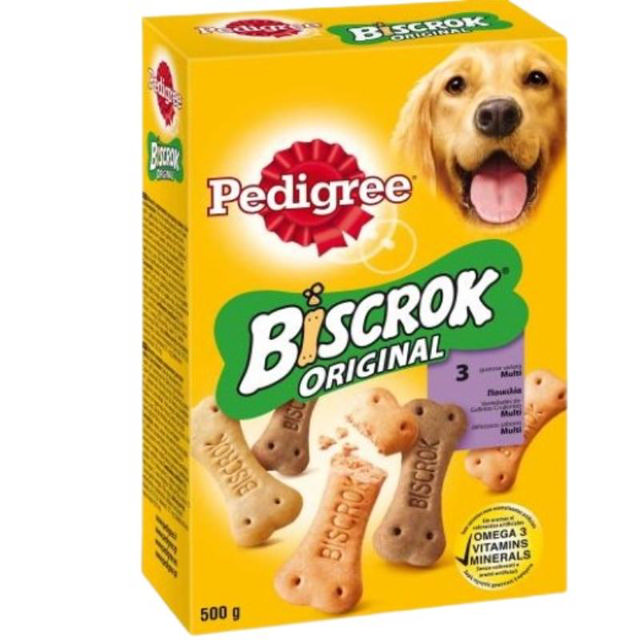 PEDIGREE BISCROK DOG TREAT 500GR