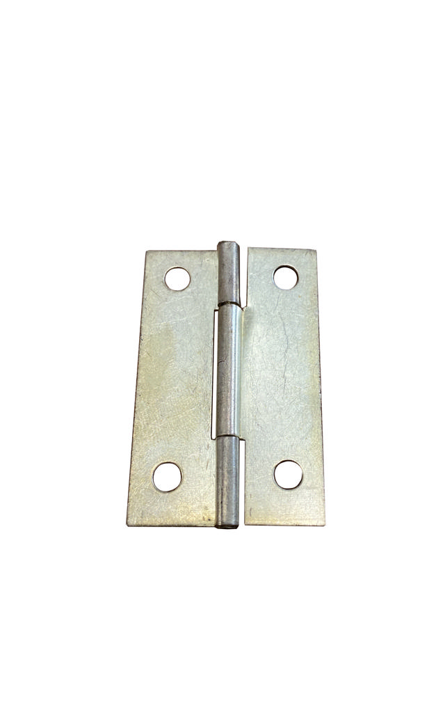 HINGES PLATED BRASS 50MM 2PCS