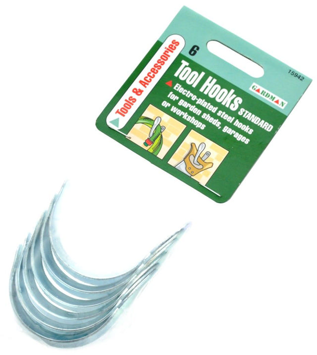 GARDMAN TOOLS HOOKS STANDART SINGLE