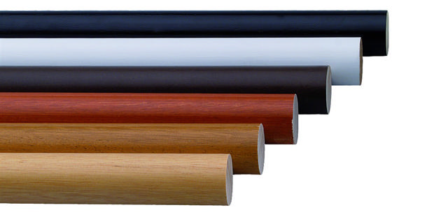 CURTAIN ROD 30MMX1.80M CHERRY