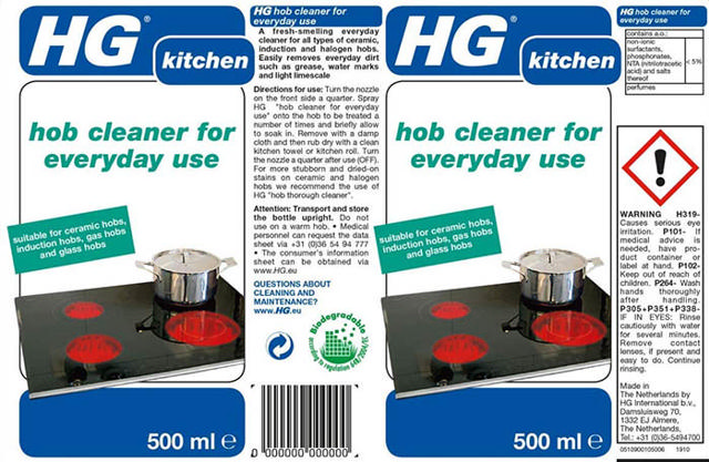 HG HOB CERAMIC CLEANER EVERYDAY USE 500ML