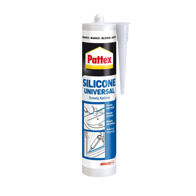 PATTEX UNIVERSAL SILICONE WHITE 280ML