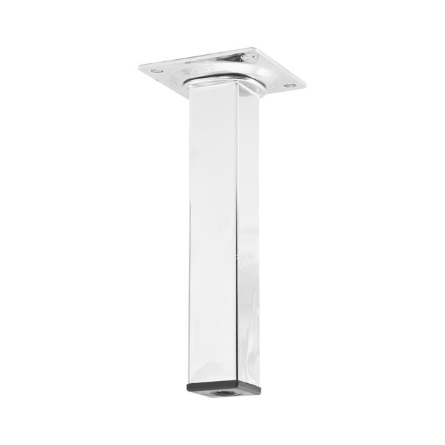 SQUARE STEEL LEG 10CM CHROME 1