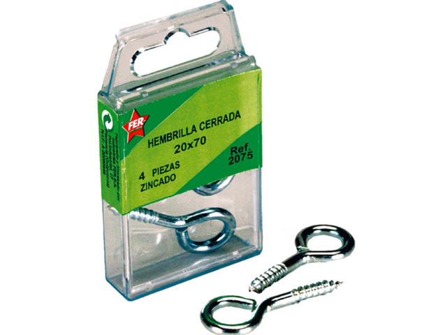 FER 25PCS O HOOK ZINC 14x25