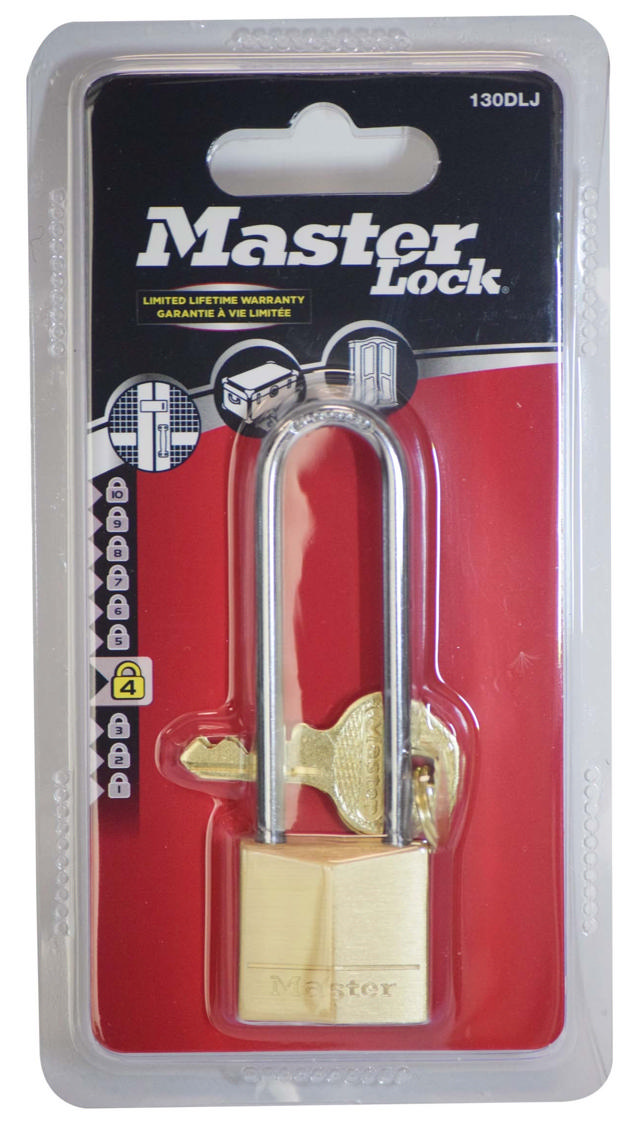 MASTERLOCK BRASS PADLOCK 30MM