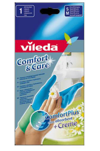 VILEDA GLOVES COMFORT EXTRA M