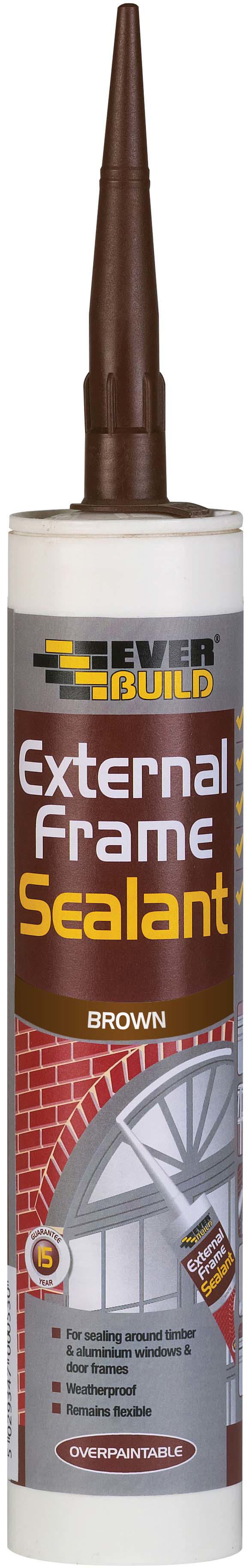 EVER BUILD  EXTERNAL FRAME SEALAND BROWN 290ML