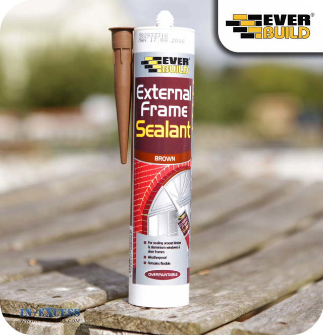 EVER BUILD  EXTERNAL FRAME SEALAND BROWN 290ML