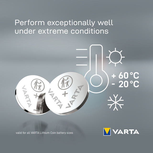 VARTA LITHIUM COIN CR2016 (BUTTON CELL BATTERY, 3V) PACK OF 1