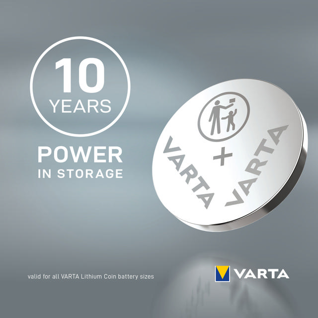 VARTA LITHIUM COIN CR2025 (BUTTON CELL BATTERY, 3V) PACK OF 1