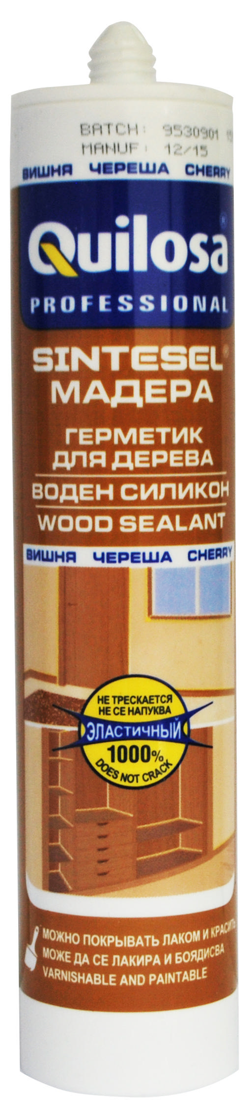 QUILOSA WATER-BASED SEALANT FOR WOODEN JOINTS CHERRY 300ML