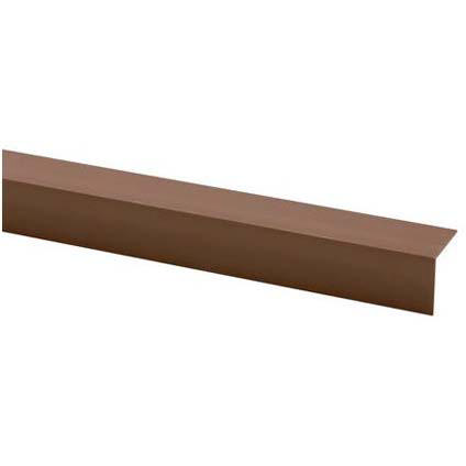 PVC ANGLE PROFILE 30MM BROWN 2.6M