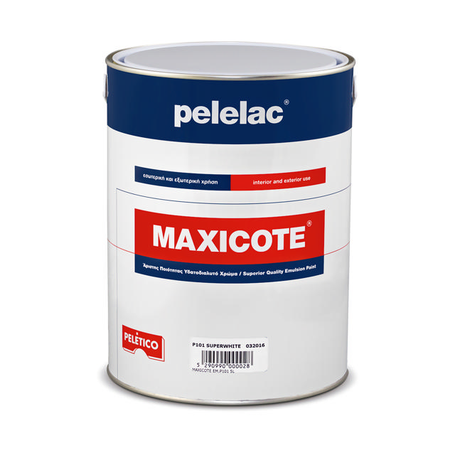 PELELAC MAXICOTE® ΠΛΑΣΤΙΚΟ ΧΡΩΜΑ SUPERWHITE P101 10L