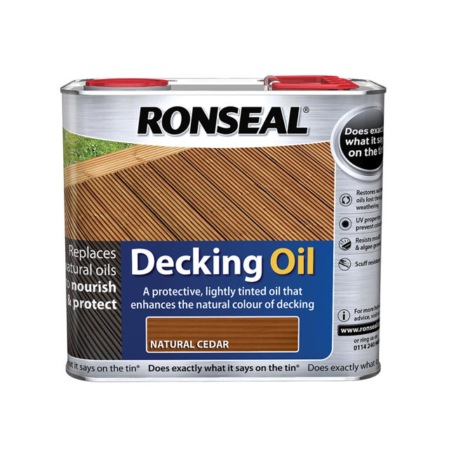 RONSEAL® DECKING OILNATURAL OAK 2.5L