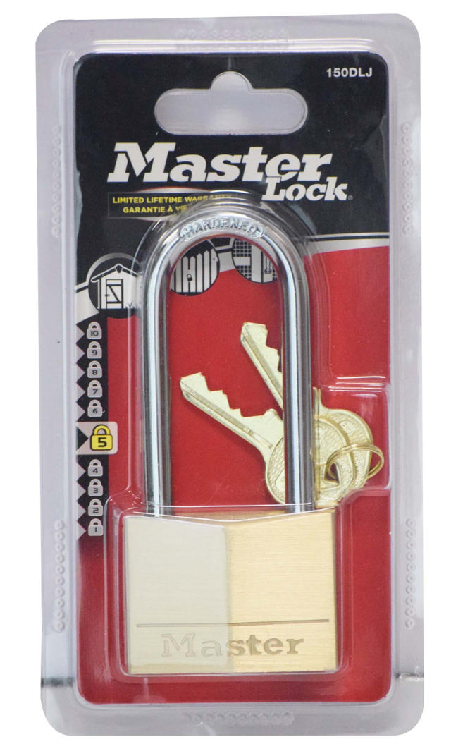 MASTERLOCK BRASS PADLOCK 50MM