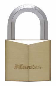 MASTERLOCK BRASS PADLOCK HEXAGONAL 50MM