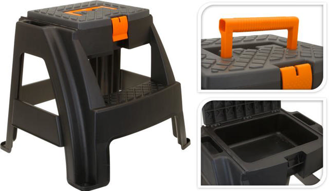 FX STOOL + TOOL-BOX BL/OR