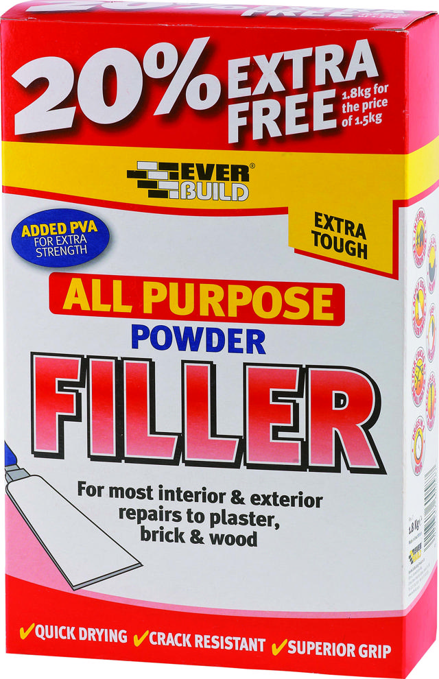 EVER BUILD ALL PURPOSE POWDER FIL 1.8KG