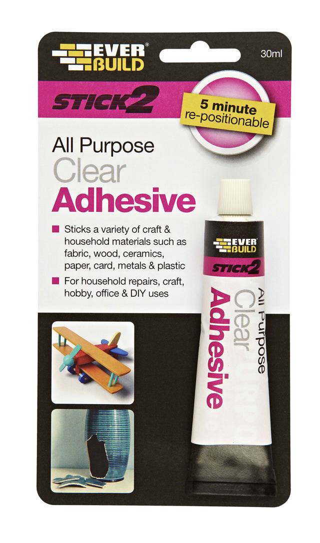 EVER BUILD ALL PURPOSE ADHESIVE TUBE 30ML