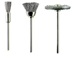 PG MINI 3PCS ASSORTEF STEEL BRUSHES 