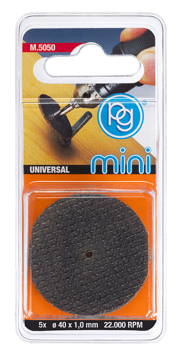 PG MINI 5PCS 40mm REINFORCED CUT OFF DISCS