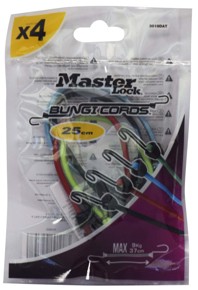 MASTERLOCK BUNGI CORD 25 CM X 4 PCS