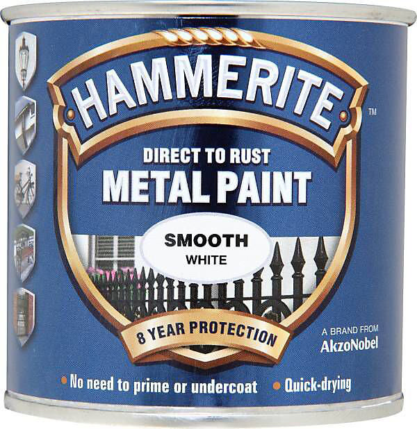 HAMMERITE SMOOTH ΛΕΥΚΟ 250ML