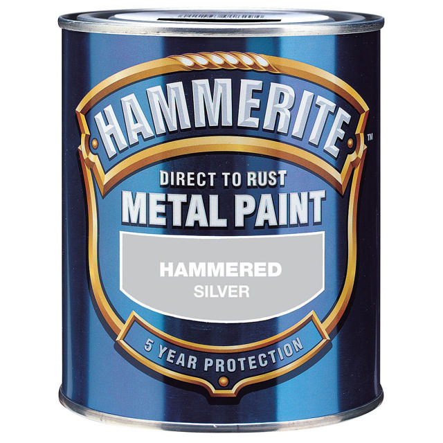 HAMMERITE HAMMERED ΑΣΗΜΙ ΓΚΡΙ 750ML