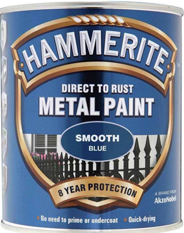 HAMMERITE SMOOTH BLUE 750ML