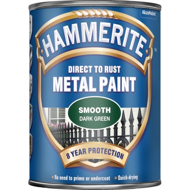 HAMMERITE SMOOTH DARK GREEN 750ML