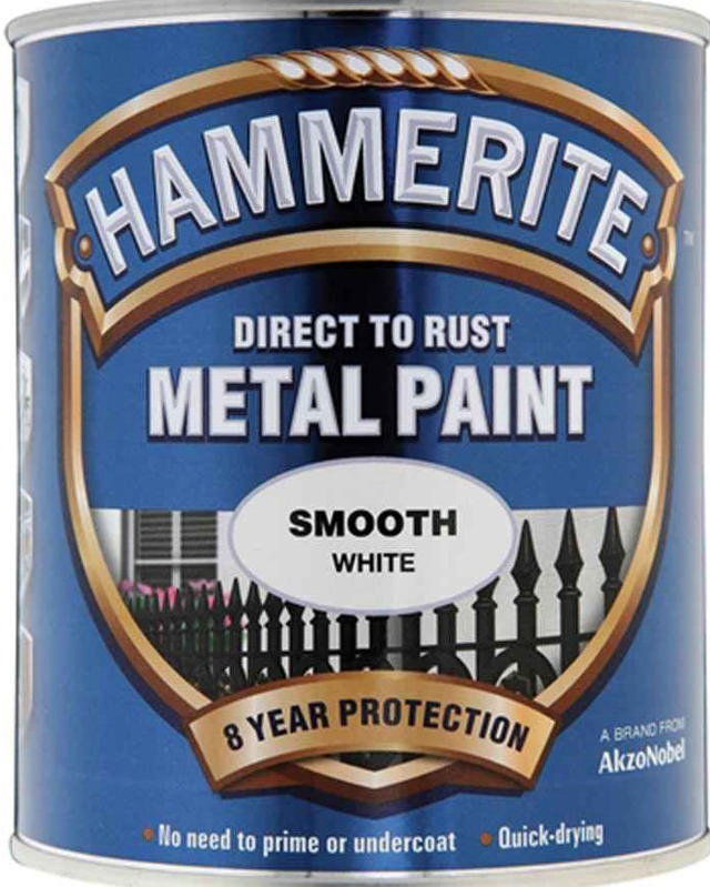 HAMMERITE SMOOTH ΛΕΥΚΟ 750ML