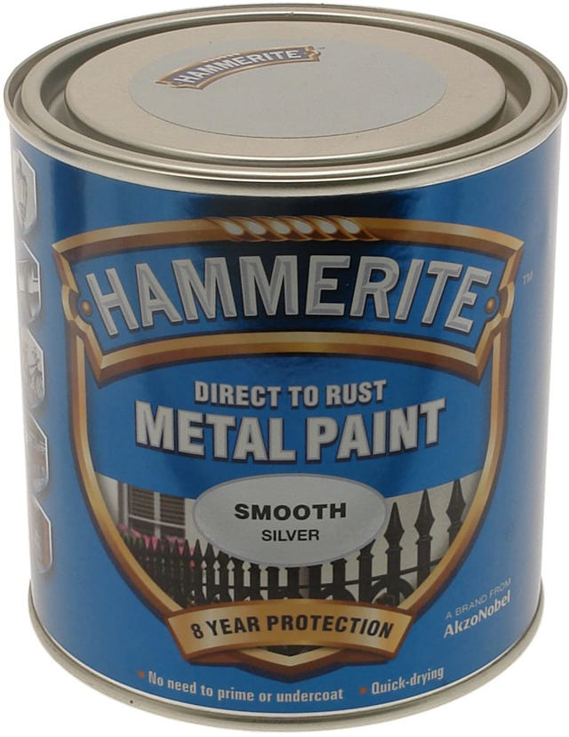 HAMMERITE SMOOTH SILVER 2.5L