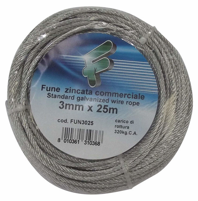 FILOMAT WIRE ROPE 4mm 10M