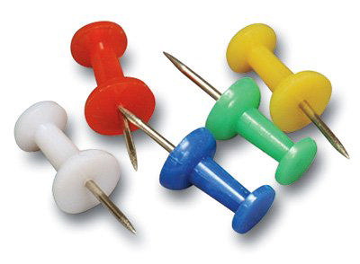 FER PAPER PUSH PINS 10PCS